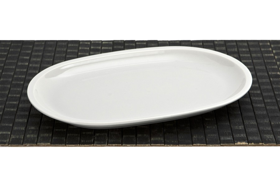Półmisek owalny 28x19,5 cm Roma Chicago Bianco