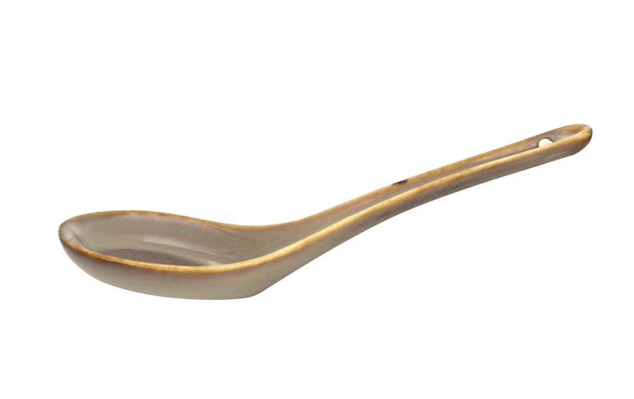 Łyżka ceramiczna 16 cm Ramen Ombres Brown