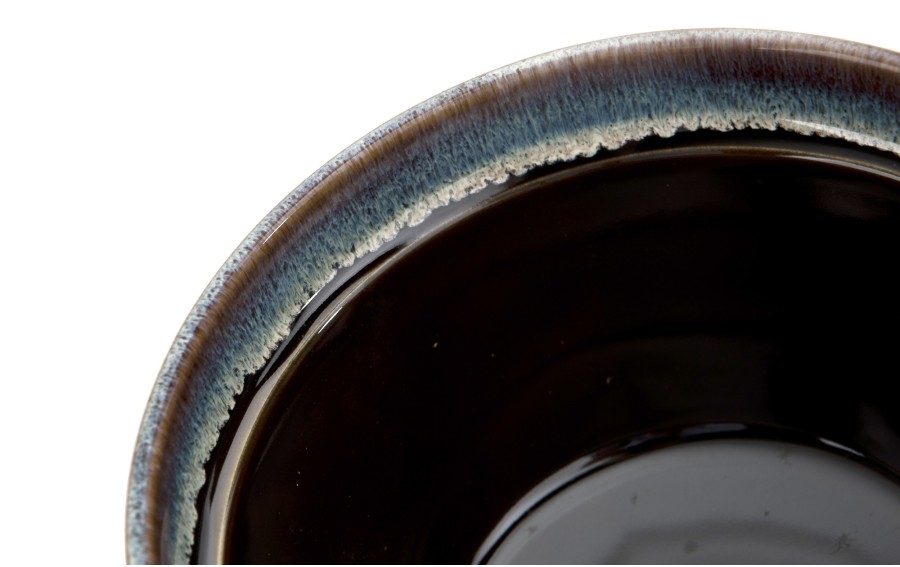 Miska ceramiczna 13,5 x 7,8 cm RIB Brąz