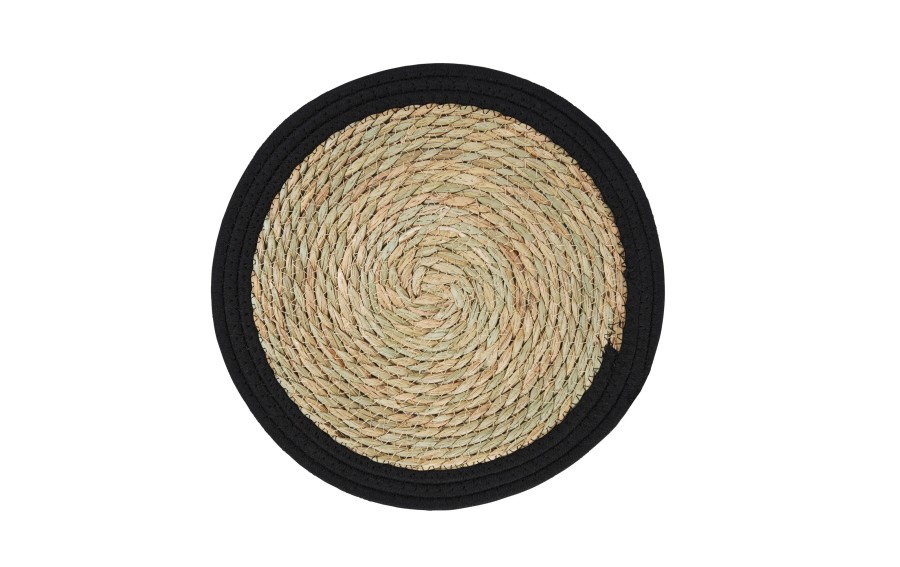 Mata stołowa 40 cm Natural czarna 44880