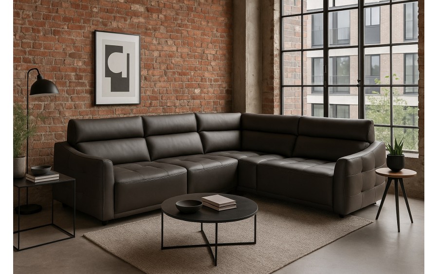 Narożnik Davos z funkcją spania