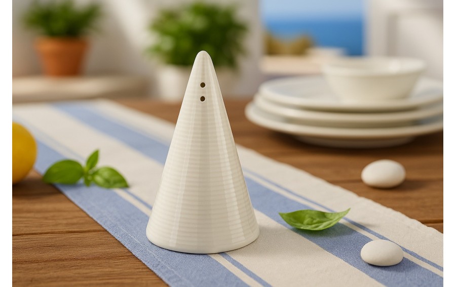 Solniczka porcelanowa Line