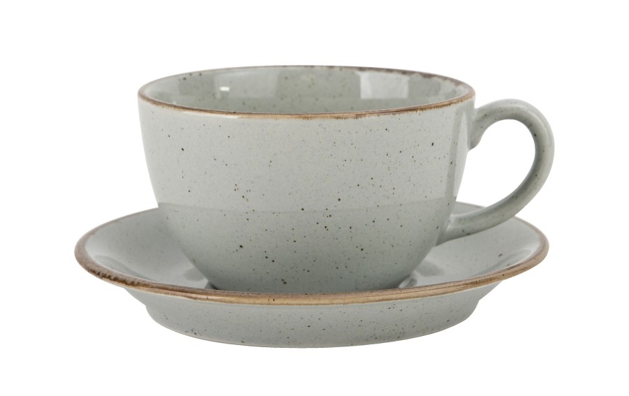 Filiżanka porcelanowa 370 ml + spodek Seasons Grey