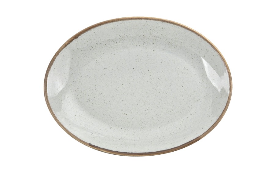 Półmisek owalny 24x18 cm Seasons Grey