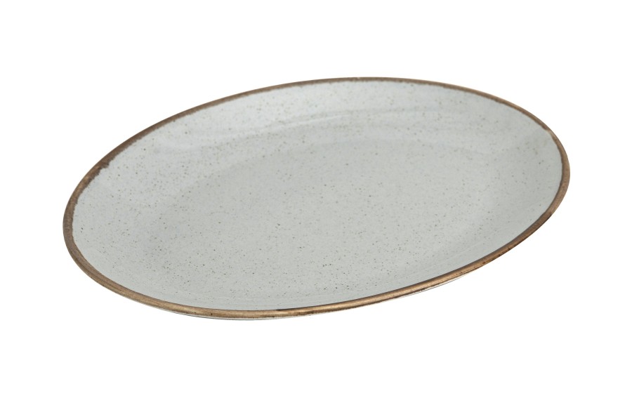 Półmisek owalny 24x18 cm Seasons Grey