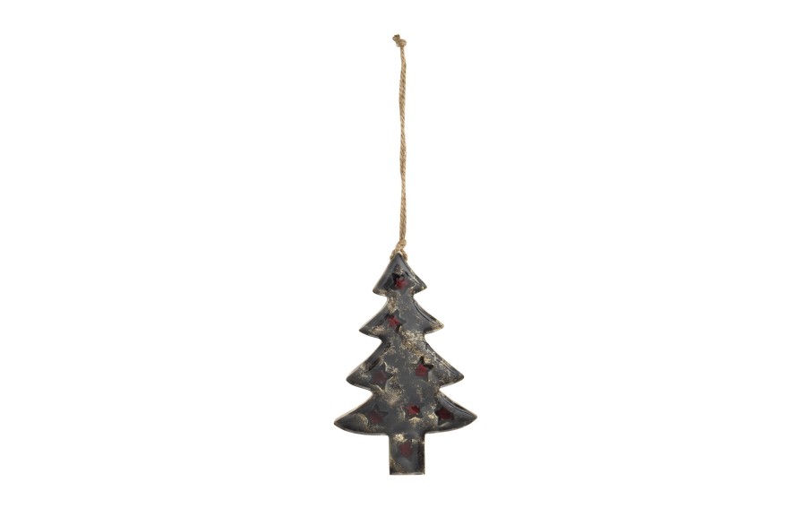 Zawieszka świąteczna z drewna Choinka 15 cm