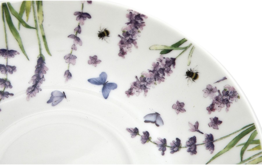 Komplet 2 filiżanek 270 ml + spodki Classic Lavender