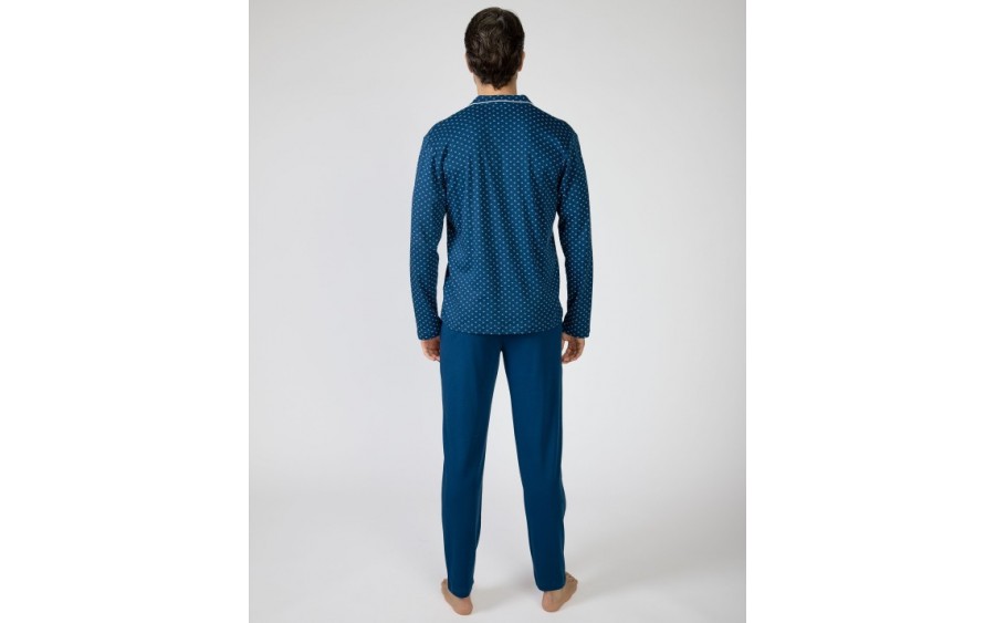 Piżama męska rozm. XXL P751310 B11 Navy Blue