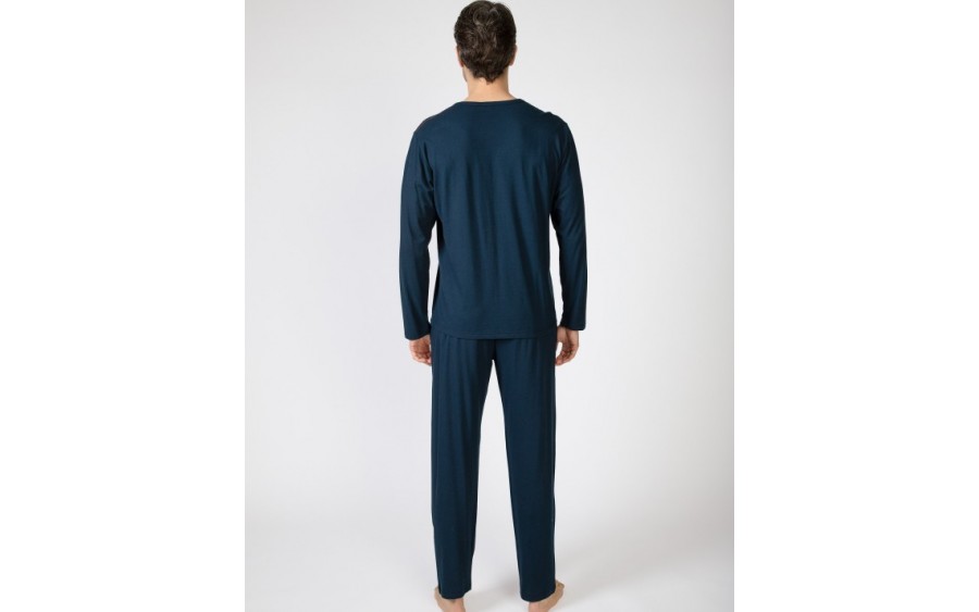 Piżama męska rozm. L P751314 Navy Blue