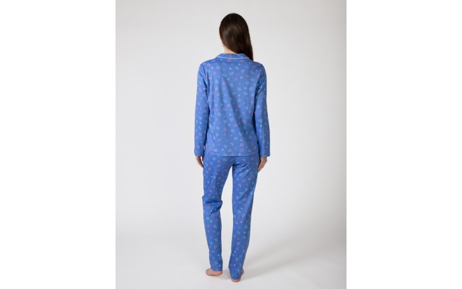 Piżama damska rozm. XL P751214 T04 Blue
