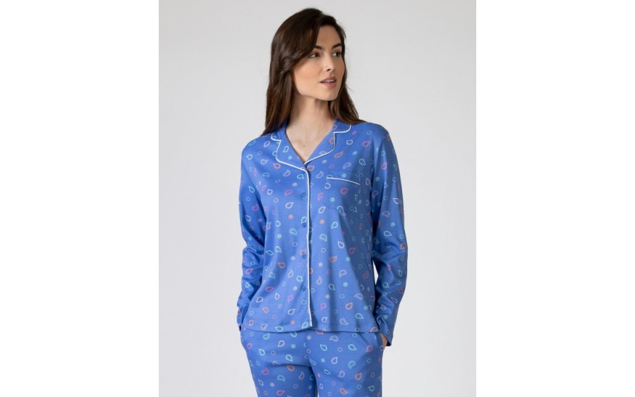 Piżama damska rozm. XL P751214 T04 Blue