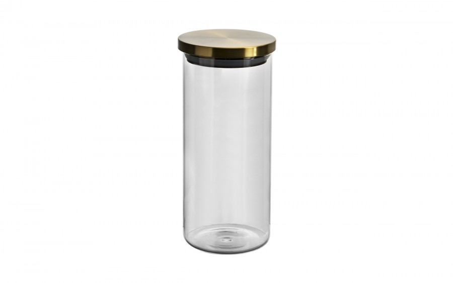 Słoik szklany 1200 ml Złota nakrętka 467395