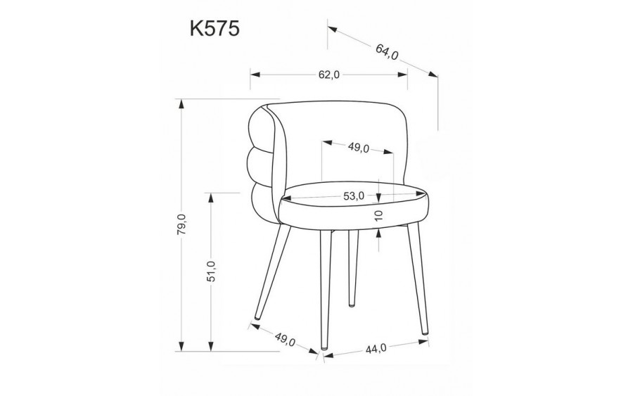 Krzesło K575-Beżowe