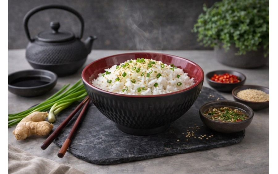 Miska 2,2L Asia czarno-czerwona