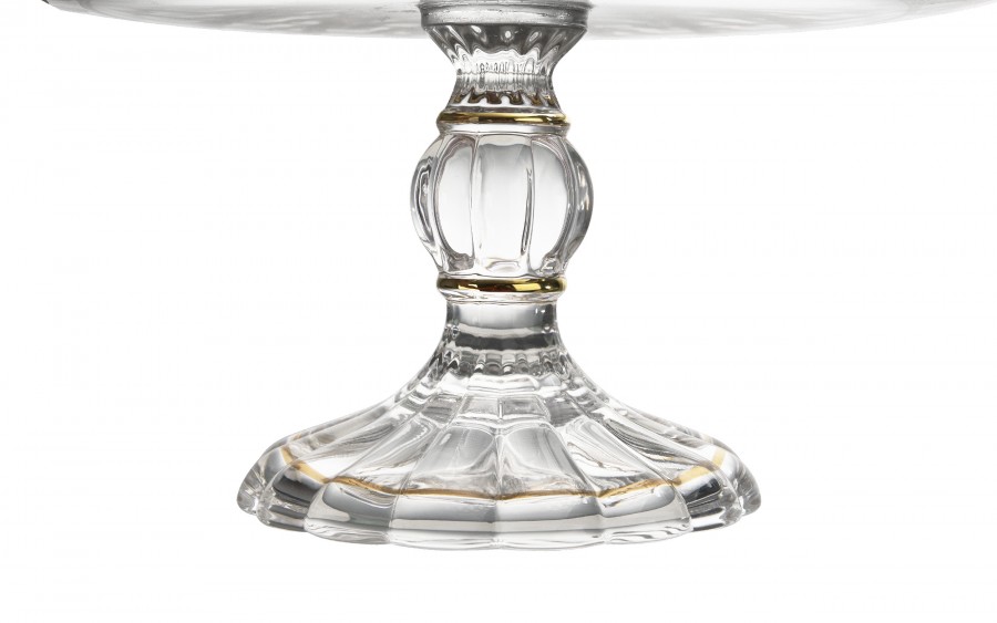 Kryształowa patera Picadelli FT-PL28 28 cm Combi Glass złota