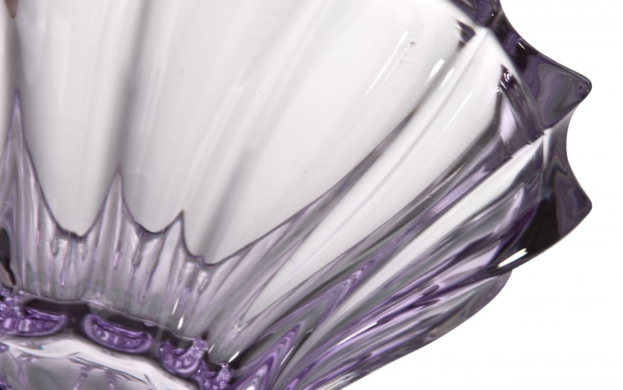 Misa kryształowa 22 cm Plantica Amethyst Bohemia