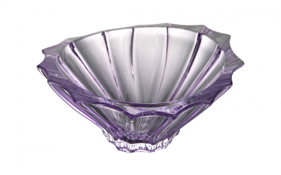 Misa kryształowa 22 cm Plantica Amethyst Bohemia