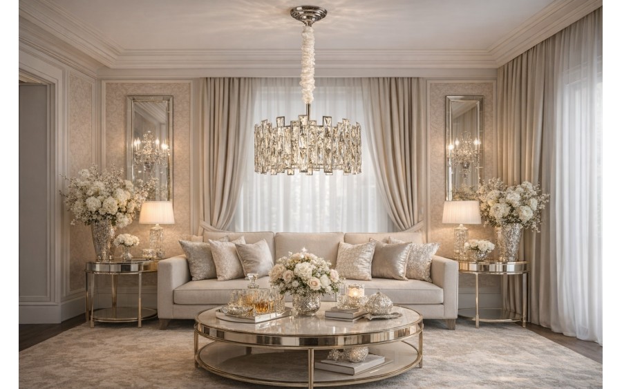 Lampa wisząca kryształowa Jewel 60215/6