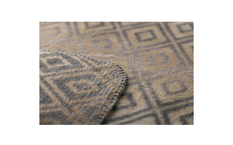 Koc bawełniany 150x200 cm SAVONA Smoke 22439350