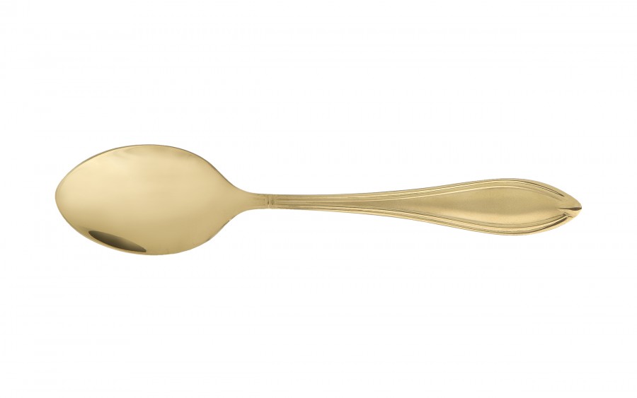 Łyżeczka do herbaty Titanium Gold 3 Belo Inox 13,5 cm złota