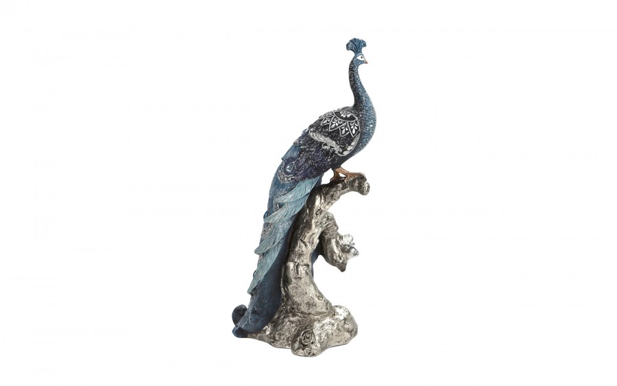 Figurka dekoracyjna Paw 29 cm niebieski 164728