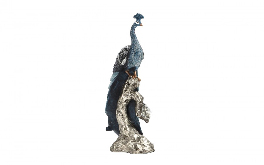 Figurka dekoracyjna Paw 29 cm niebieski 164728