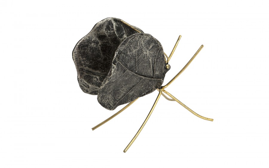 Ozdoba Motyl czarny 11,5 cm