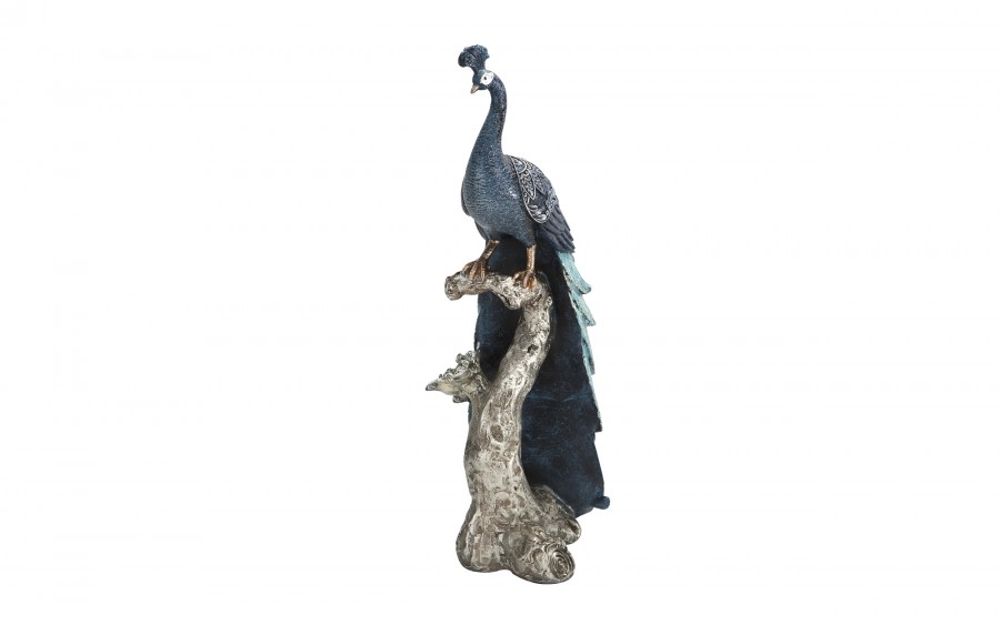 Figurka dekoracyjna Paw 40 cm niebieski 164730