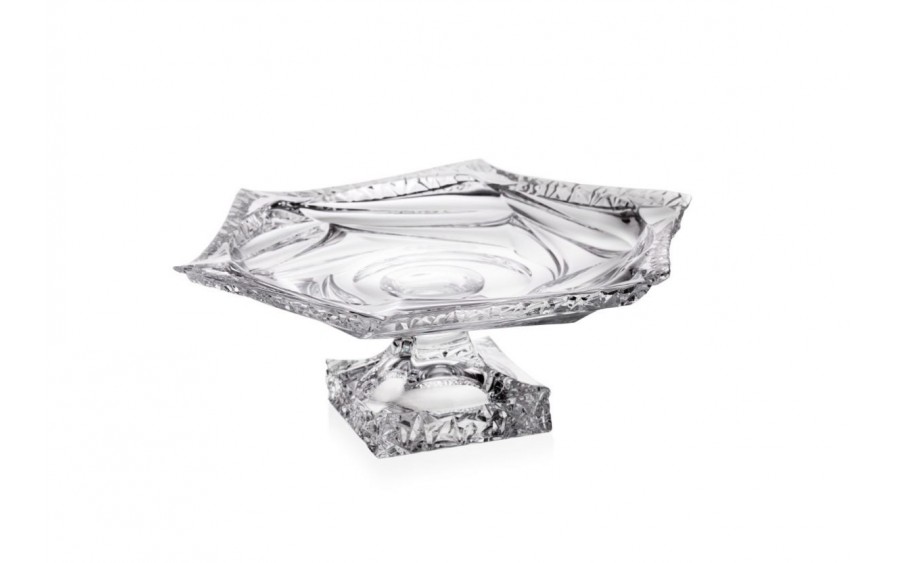 Patera kryształowa 33 cm Flamenco Ice