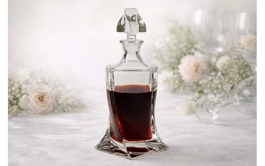 Karafka Quadro 850ml Bohemia