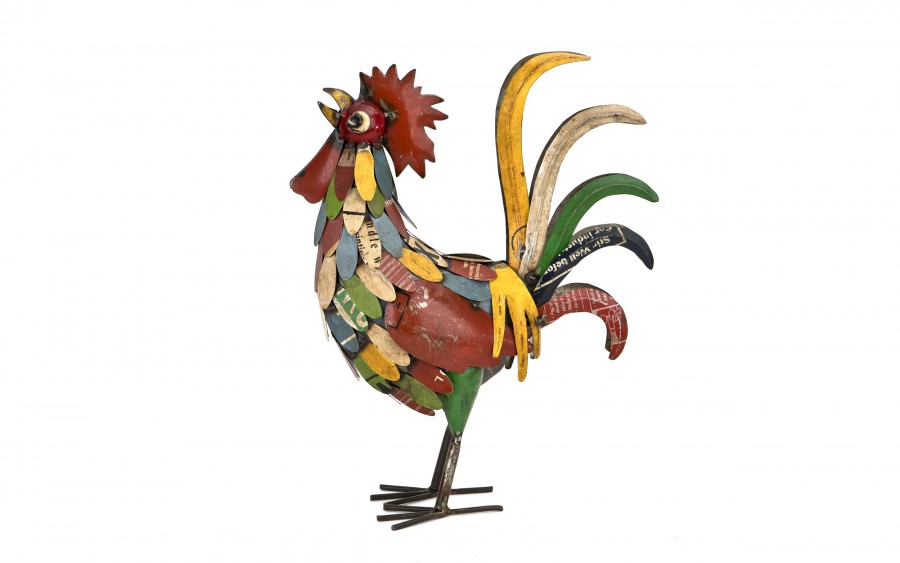 Metalowa figurka dekoracyjna Kogut 53 cm Dekor-Pap 1,4 kg
