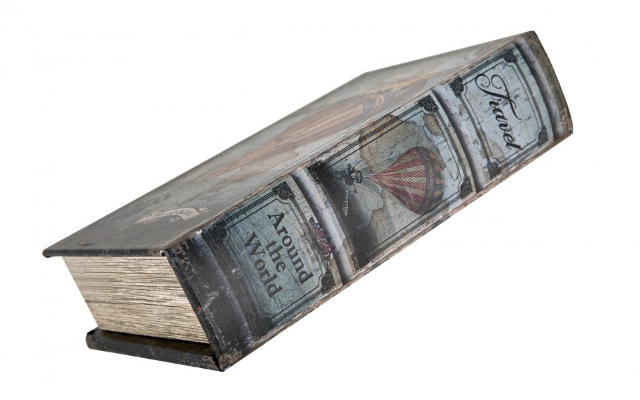 Pudełko ozdobne Travel imitacja książki 27 x 18 x 7 cm Dekor-Pap