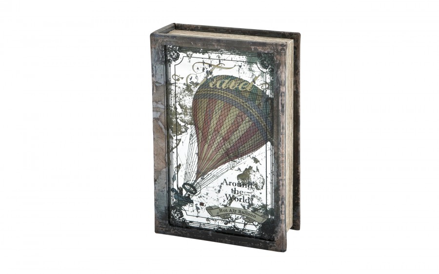 Pudełko ozdobne Travel imitacja książki 27 x 18 x 7 cm Dekor-Pap