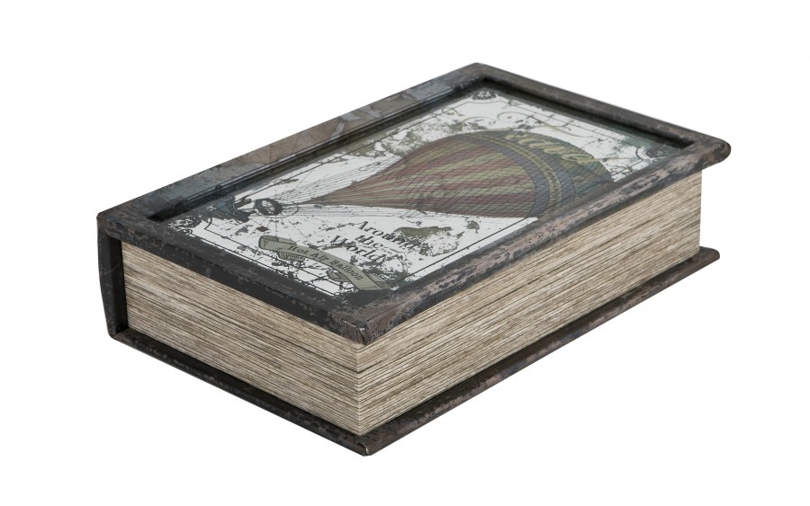 Pudełko ozdobne Travel imitacja książki 27 x 18 x 7 cm Dekor-Pap