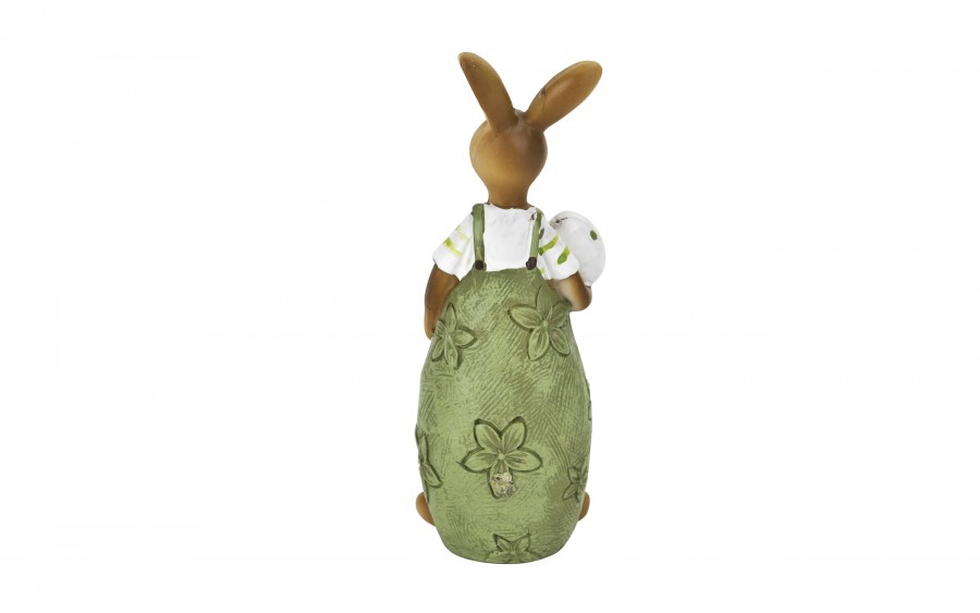 Figurka dekoracyjna Zając z zajkiem 16 cm VB0328