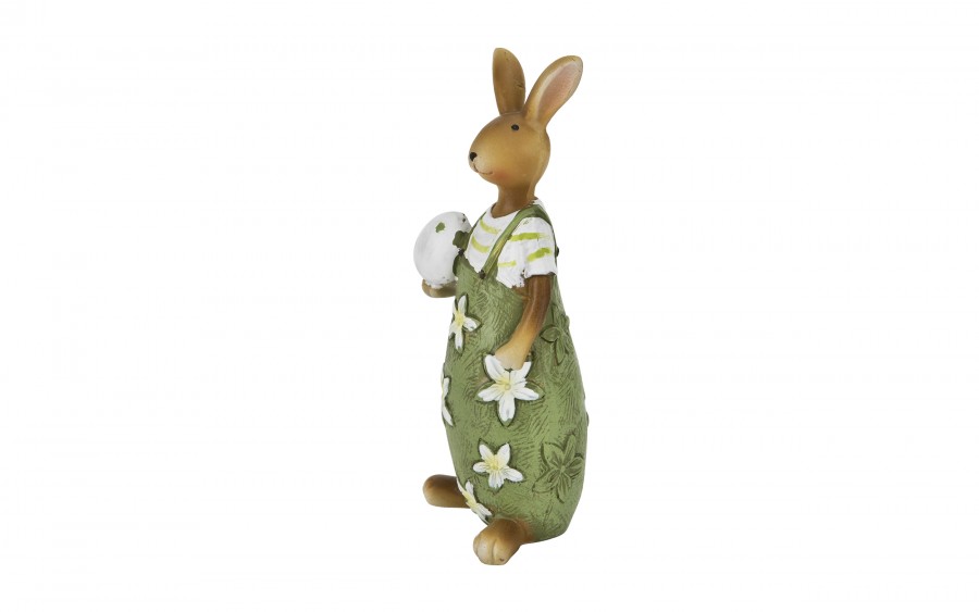 Figurka dekoracyjna Zając z zajkiem 16 cm VB0328