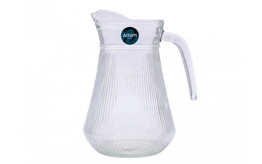 Dzbanek szklany ryflowany Selena 1,2 L Altom Design do wody, soku i lemoniady