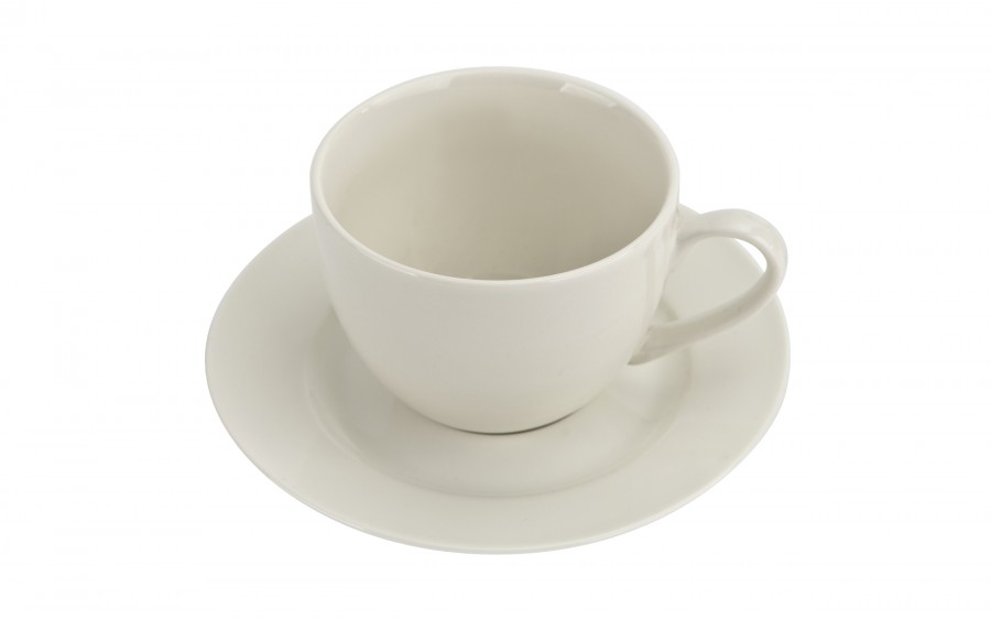 Filiżanka porcelanowa 240 ml + spodek Krem P2388