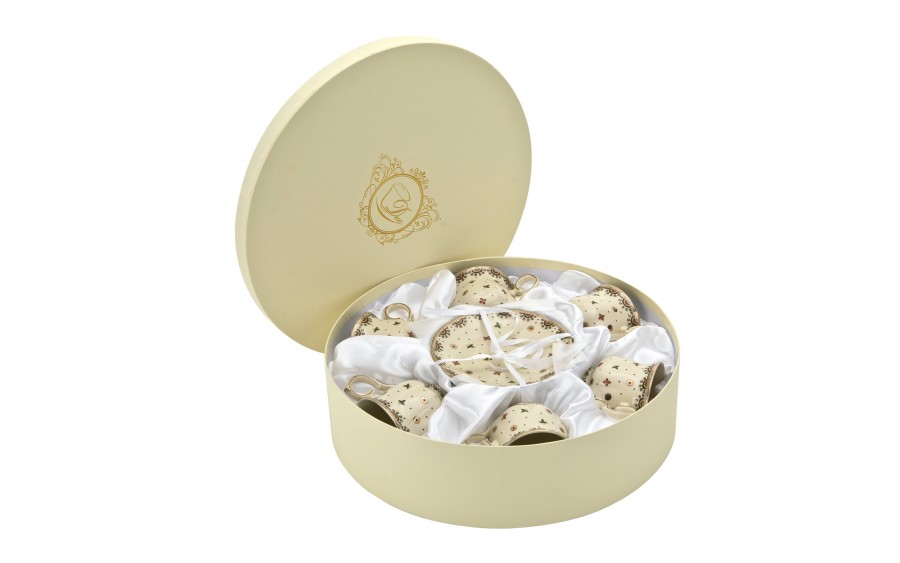 Komplet 6 filiżanek 260 ml ze spodkami Casablanca DUO