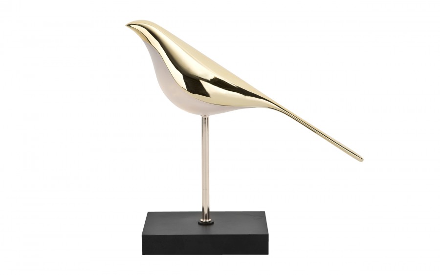 Lampka dekoracyjna Ptak złoty 28 x 10 x 27,5 cm Dekor-Pap