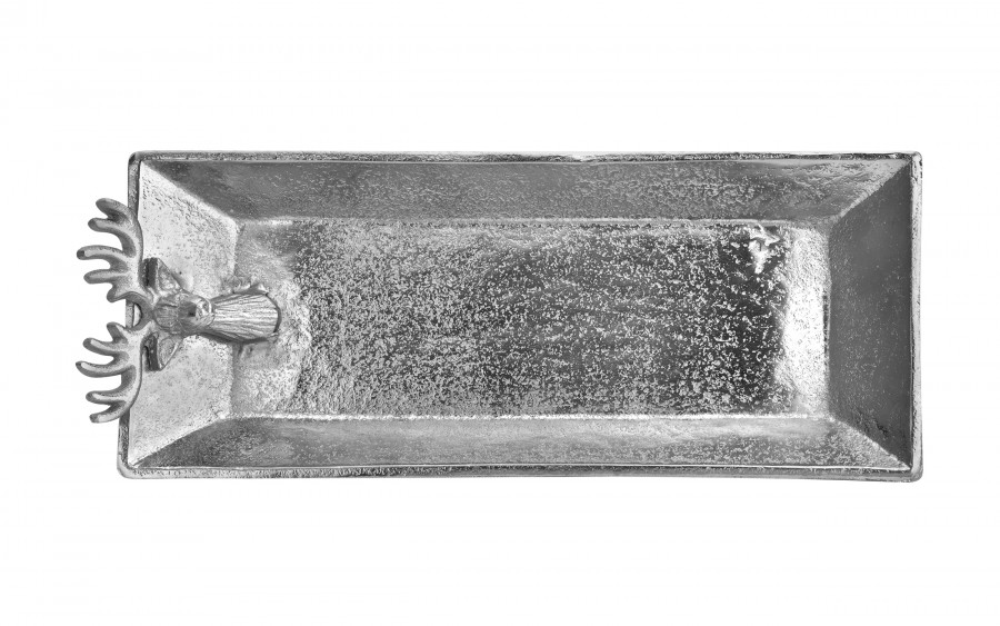 Taca dekoracyjna 39x15,5 cm Głowa Jelenia