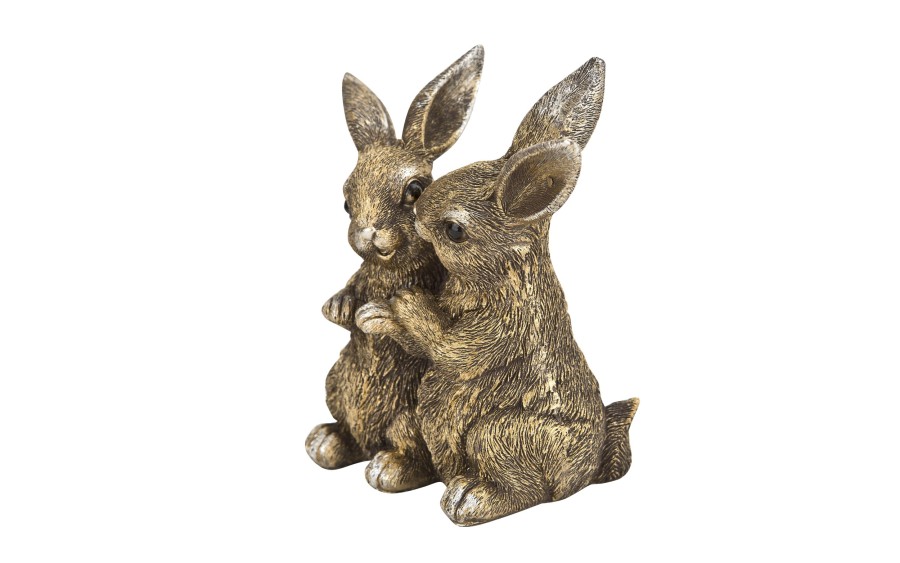 Figurka dekoracyjna Zajączki 15 cm GJ0049