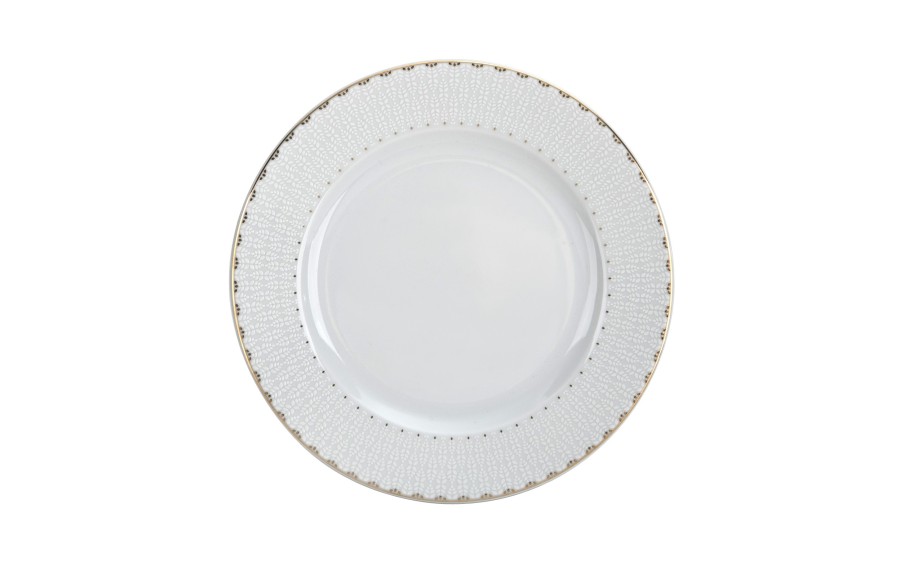 Serwis kawowy 12 osób Chodzież Bella porcelana złota elegancka