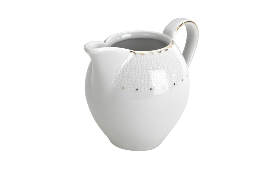 Serwis kawowy 12 osób Chodzież Bella porcelana złota elegancka