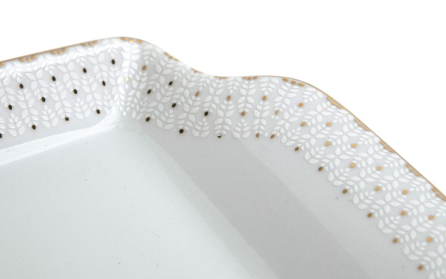 Serwis kawowy 12 osób Chodzież Bella porcelana złota elegancka