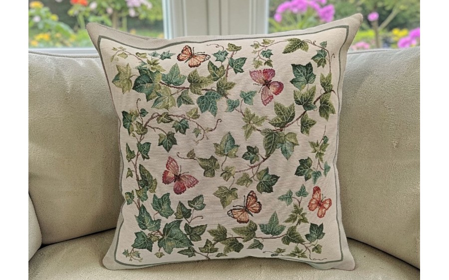 Poszewka dekoracyjna 45x45 cm Bluszcz Gobelinowa Premium