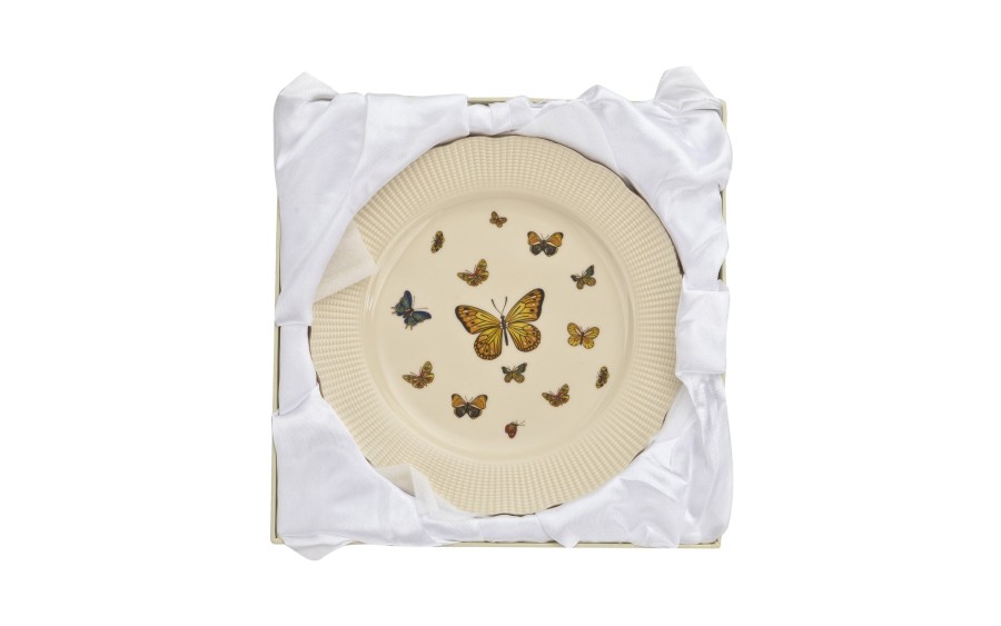 Komplet 2 talerzy deserowych 20,5 cm Motylki