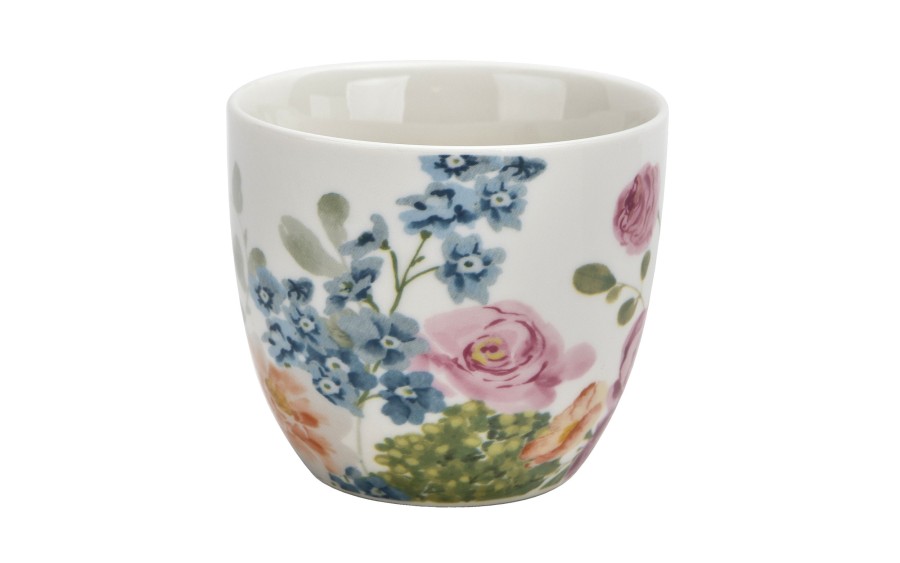 Kubek porcelanowy 460 ml June w koszyczku
