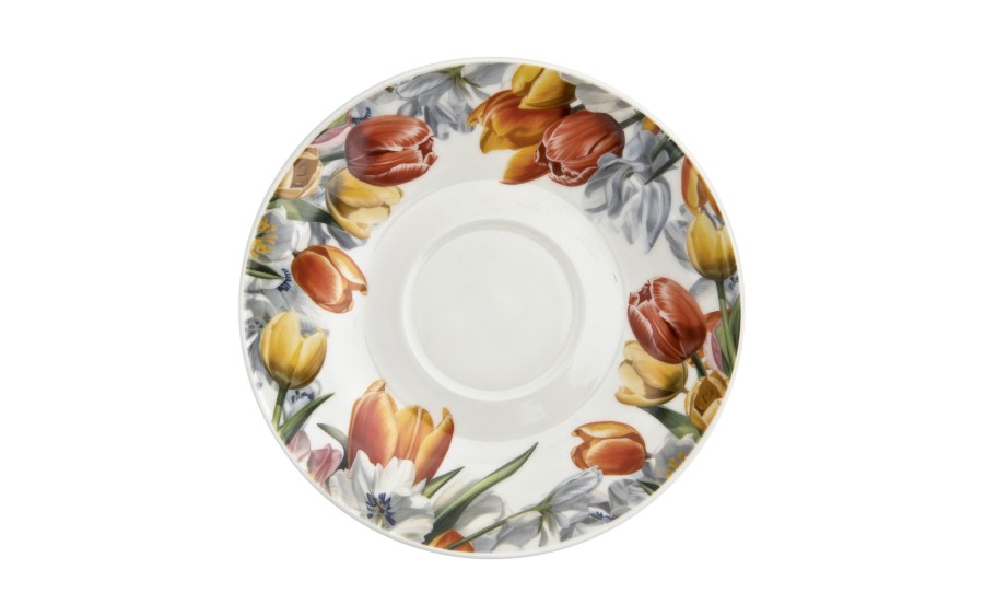 Komplet 2 filiżanek 270 ml + spodki Tulipany
