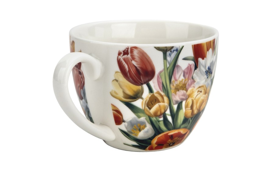 Komplet 2 filiżanek 270 ml + spodki Tulipany